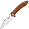 Ganzo Knives FH51-BR Firebird Linerlock Brown Folding Pocket Knife