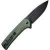 Conspirator Button Lock GRN micarta.