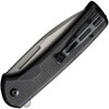 Conspirator Button Lock Black micarta.