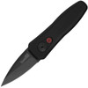 KS7500BLK Auto Launch 4 Button Lock black Cerakote finish CPM-154 stainless spear point blade. Black anodized aluminum handle