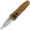 KS7500BRZ Auto Launch 4 Button Lock Bronze satin finish CPM-154 stainless blade. Bronze aluminum handle