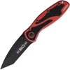 KS1670K50W Blur Linerlock A/O Red 50th black oxide coated CTS-BDZ1 stainless tanto blade. Red stonewash finish aluminum handle