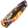 KS1670USA250 Blur Linerlock A/O USA 250 Stonewash 14C28N Sandvik Recurve Blade, 250th Anniversary Artwork