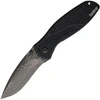 KS1670BLKDAM Blur Black Linerlock A/O Black Dam