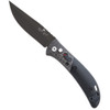BEAR OPS - AC-900-B4-B BOLD ACTION IX G-10/CARBON FIBER AUTO KNIFE, BLACK BLADE