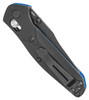945BK-1 Mini Osborne Black Cerakote CPM-S30V Reverse Tanto Blade / Black & Blue G10 Handle