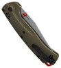 15536 TAGGEDOUT Satin CPM-S45VN Clip Point Blade / OD Green G10 Handle