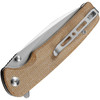 Sachse Button Lock Brn Micarta