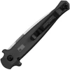 KS7150 Auto Launch 8 stonewash finish CPM-154 stainless blade. Black anodized aluminum handle with carbon fiber inlay