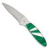 Kershaw Leek Malachite & MOP