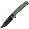 Crowley Linerlock Green Micarta