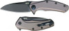 Zero Tolerance 0770GRYBW Limited BlackWash Assisted Flipper Knife Purplish Gray Aluminum