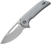 Odium Flipper Knife G10 Gray Handle (2.65" D2 Blade)