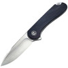 Elementum Flipper Knife Wood Handle (2.96" D2 Blade)