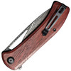 Riffle Flipper Knife Wood Handle