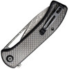 Riffle Flipper Knife Carbon Fiber Overlay On G10 Handle