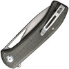 Riffle Flipper Knife Dark Green Micarta Handle