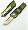 Microtech Troodon Mini Bronze Tanto & OD Green