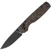 Nebula 20CV Blade Button Lock Knife Fatcarbon Handle