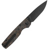 Nebula 20CV Blade Button Lock Knife Fatcarbon Handle