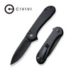 Button Lock Elementum II Knife Black G10 Handle