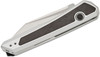 7050 Launch 20 AUTO Folding Knife 3" CPM-MagnaCut Two-Tone Reverse Tanto Blade, Clear Anodized Aluminum Handles with Carbon Fiber Inlays