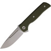Tactical ATCF Lite Liner Lock Knife OD Green G-10/3" Satin