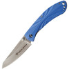 BRIMSTONE FOLDER KNIFE (BLUE ON SATIN)