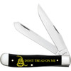Dont Tread on Me Embellished Smooth Black