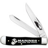 USMC Embellished Smooth Black