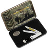 U.S. Army Smooth Black/White Synthetic Trapper Gift Set