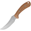 Sculpted Natural Canvas Laminate w/ Red G-10 Ridgeback Hunter with Sheath