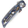 Linerlock Micarta Blue