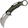 Button Lock Karambit Black/Green