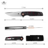Warpath Linerlock Black/Red CF
