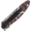 KS1660SNAKE Leek Linerlock A/O Snake Skin Sandvik