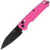 KS6105PINK Bel Air DuraLock black PVD coated CPM MagnaCut stainless reverse tanto blade. Pink aluminum handle
