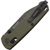KS6105OLBW Bel Air DuraLock BlackWash finish MagnaCut steel blade. Green aluminum handle