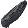 KS7008BLK Natrix XL Sub-Frame Lock black oxide coated 8Cr13MoV stainless blade. Black G10 handle