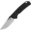 KS7305 CPM-154 stainless trailing point blade. Black anodized aluminum handle