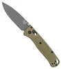 535GRY-1 AXIS Lock Smoked Gray S30V Drop Point Blade, Ranger Green Grivory Handle Black Clip
