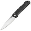 BO110314 Stonewash finish MagnaCut steel spear point blade. Black stonewash finish stainless handle