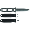 SOG17610157 10" (25.4cm) overall. 4.75" (12.07cm) black TiNi coated S35VN stainless blade. Black G10 handle. Full tang. Fully ambidextrous carry. Handles are removable. Universal mounting system. Black GRN MOLLE compatible belt sheath.