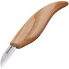 BVRC2 6.5" (16.51cm) overall. 1.5" (3.81cm) 1066 carbon steel blade. Ash wood handle.