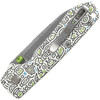 VOSA2933 4.38" (11.13cm) closed. 3.25" (8.26cm) stonewash finish 14C28N Sandvik stainless drop point blade. Doodle Monster G10 handle. Thumb stud. Lanyard hole. Pocket clip.