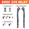 VOSW0205 Includes: (2) Pivot screws (black, gray); (2) T6 Handle screw sets (Black, Gray); (2) T8 clip screw sets (Black, Gray); (1) Pair inlays. Carbon fiber construction. Color: Miami Vice Camo.