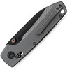 VOSA4505 4.38" (11.13cm) closed. 3.25" (8.26cm) black stonewash finish 154CM stainless drop point blade. Dim Gray titanium handle. Thumb stud. Lanyard hole. Pocket clip. Black nylon zippered storage case.
