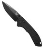 743BK-01 Mini Narrows AXIS Folding 2.98" CPM-20CV Black DLC Drop Point Blade, Black DLC Titanium Handles, DLC Accents
