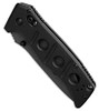 275SGY-03 Shane Sibert Adamas Folding 3.78" MagnaCut Tungsten Gray Combo Drop Point Blade, Black G10 Handles, AXIS/Crossbar Lock, Ballistic Nylon Sheath