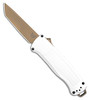 5370FE-10 Shootout OTF Knife 3.51" S30V Flat Earth PVD Tanto Blade, Cool Gray Grivory Handle